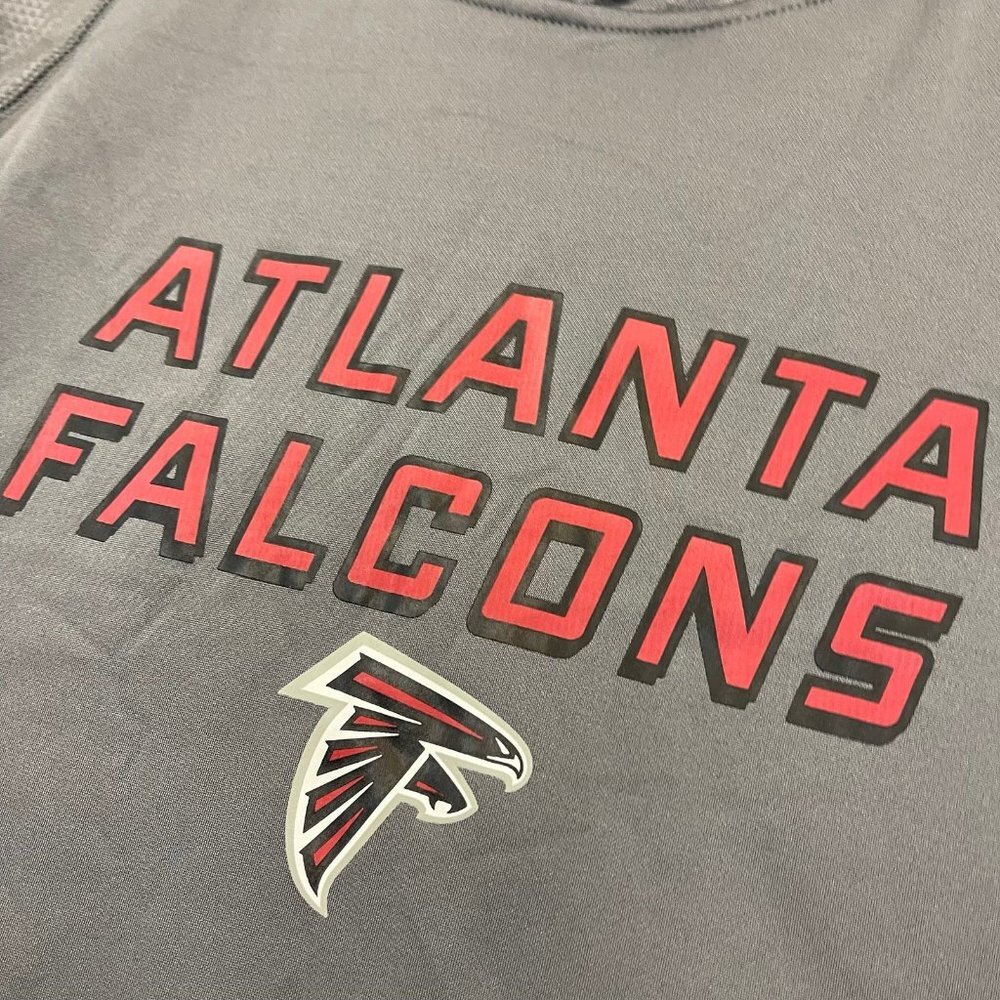 Atlanta Falcons NFL Mens size XL Grey Hoodie Sweater Pullover Jacket - Picture 4 of 10
